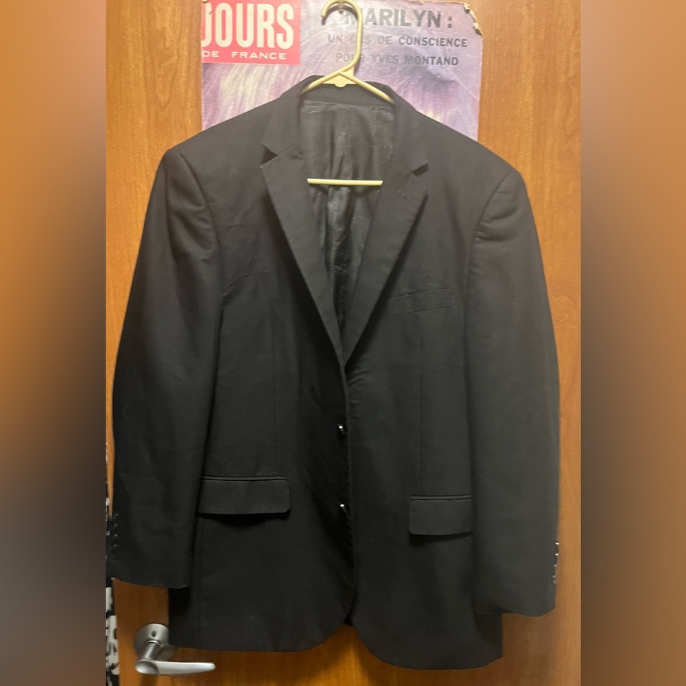 Classic Men's Black Suit Blazer